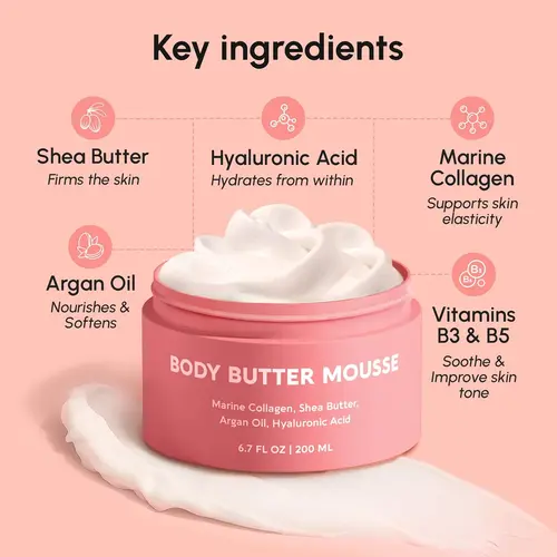 Maree Moisturizer Body Butter Mousse Key ingredients